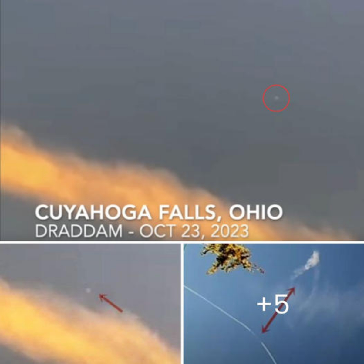 Video: Unexplained Aerial Phenomenon Baffles Ohio Residents with Sonic Boom. The Sound is Really Loud.