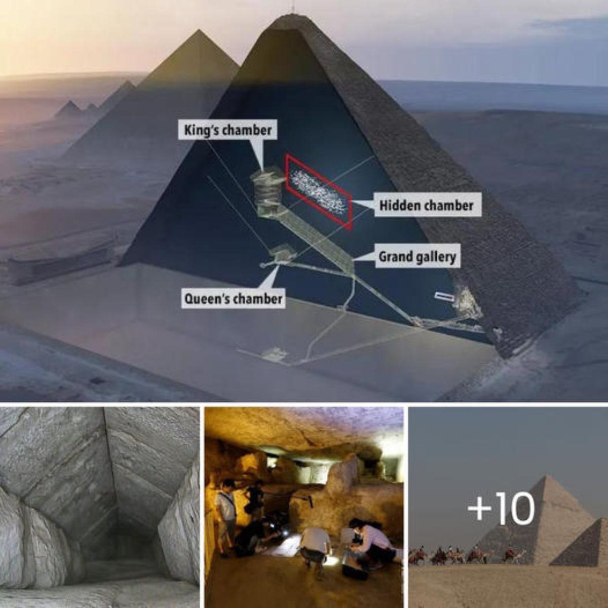 Unbelievable Discovery: Two Mysterious ‘Secret Chambers’ Uncovered Inside Egypt’s Great Pyramid Using Cosmic Rays and Space Particless