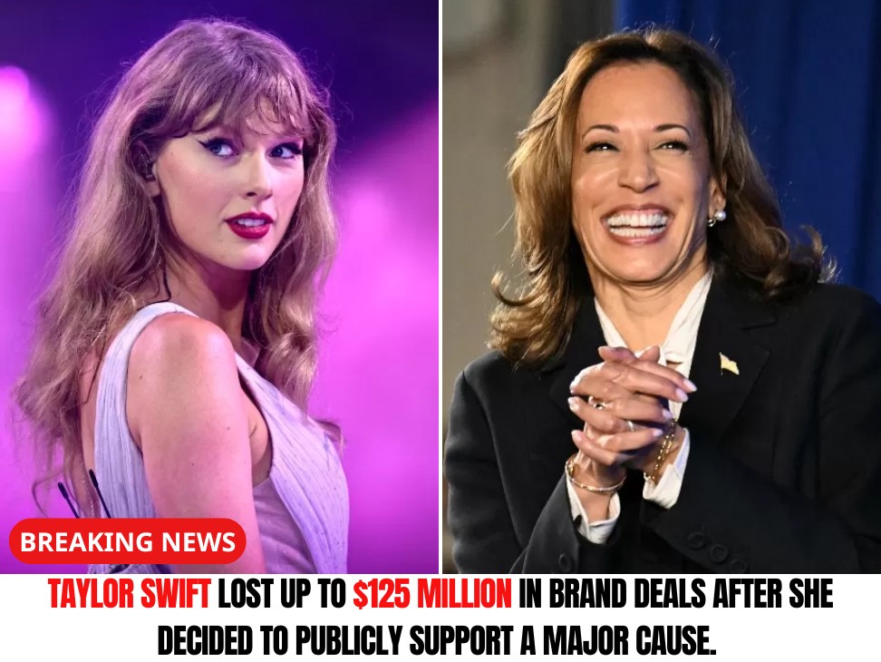 Taylor Swift lost up to $125 million in brand deals after she decided to publicly support a major cause. 💔✨