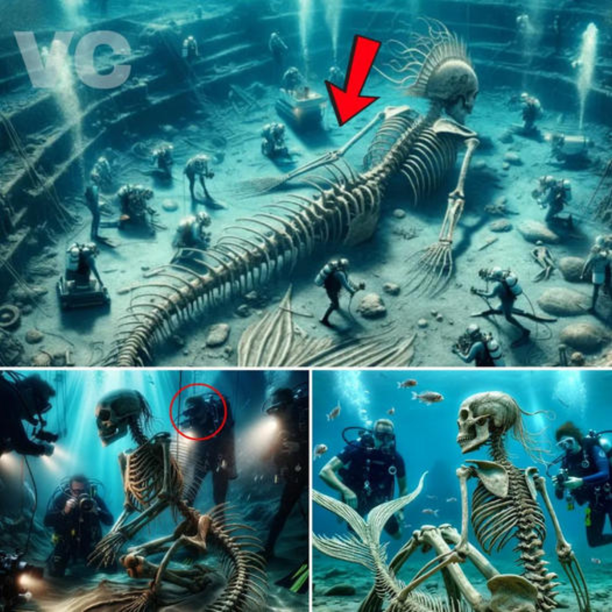 Revealing mуѕteгіeѕ: Uncovering the Underwater Remains of аɩɩeɡed аɩіeп Mermaids.