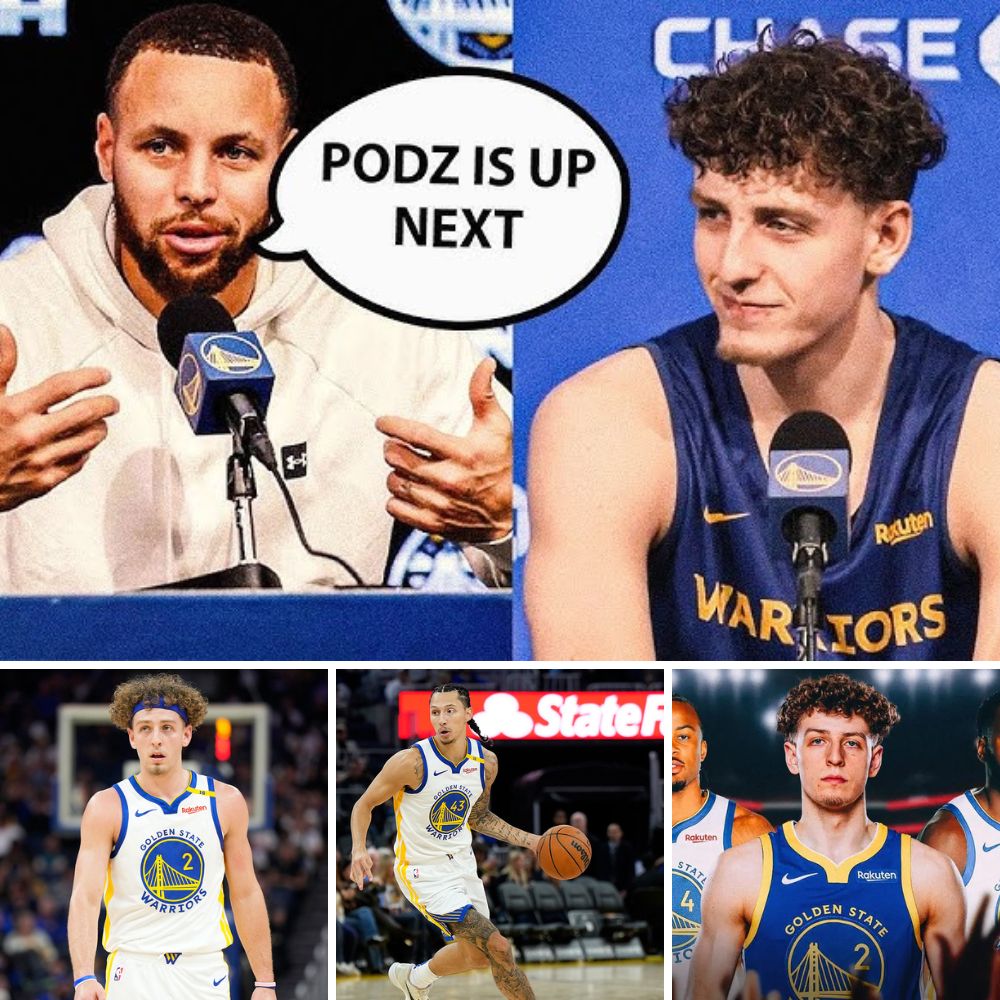 How Warriors’ preseason rotation changes aid Podziemski’s growth