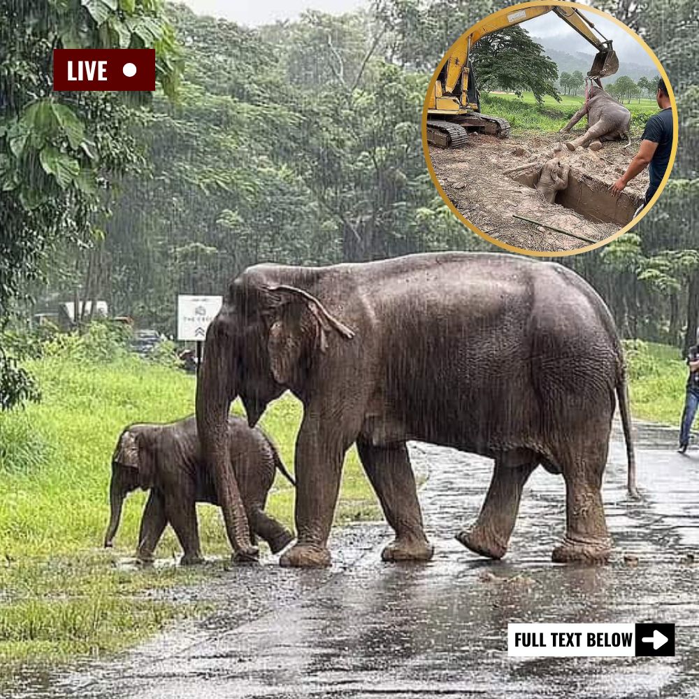 A Bittersweet Farewell: A Beloved Elephant Receives a Heartfelt Tribute from the Community After 60 Years of Dedication and Love