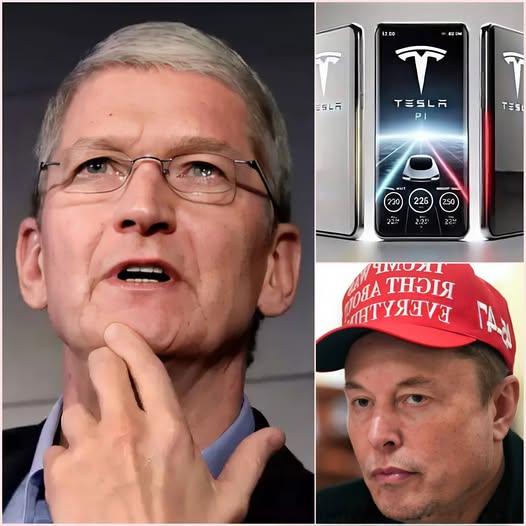 Breaking news: Tim Cook just made an accusation aimed directly at Elon Musk “He stole ideas from Apple” after Tesla announced a new phone model with many breakthrough features. Details below the comment