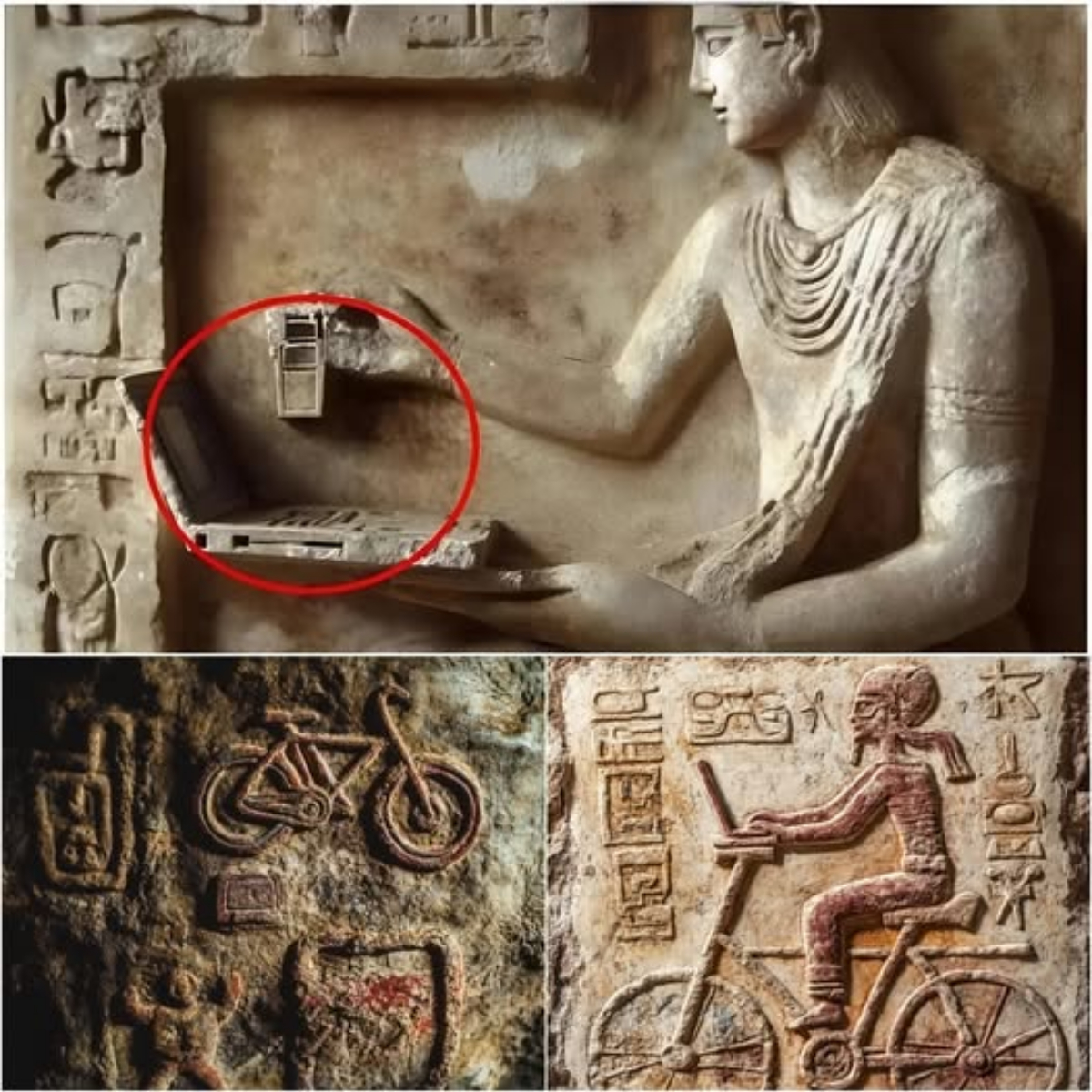 Hieroglyphs from 5,000 Years Ago: Computers and Bicycles in Ancient Mexico?