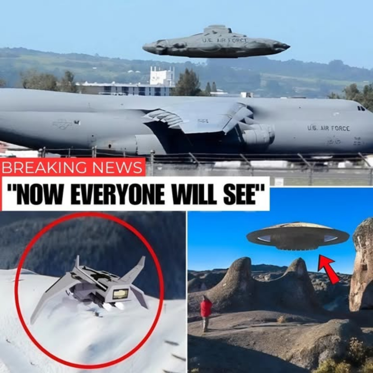 Scientists sh0cked as these images were r3vealed: Unbelievable footage of UFOs slowly invading the earth