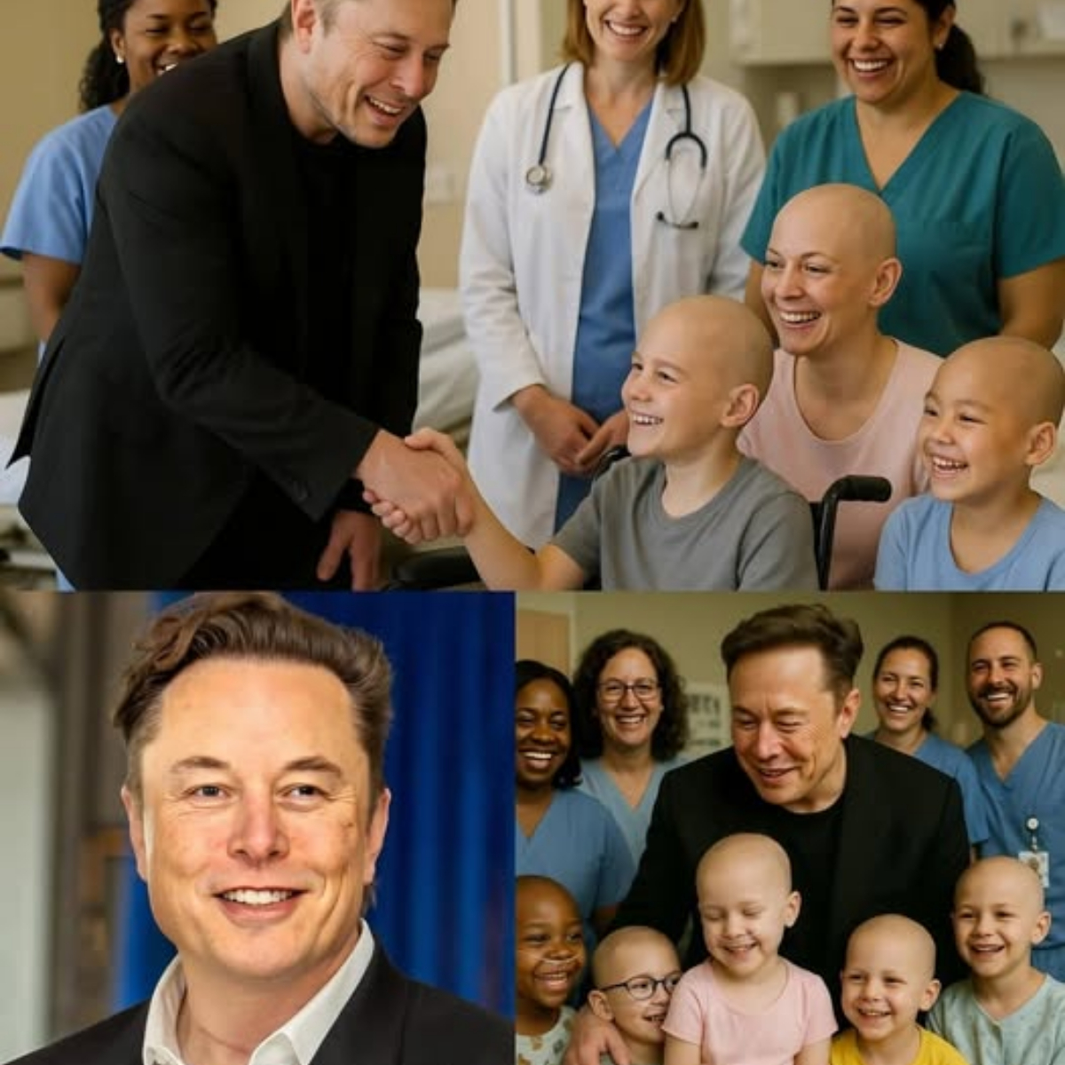 HEARTWARMING: Elon Musk’s Secret Act of Kindness — Paying Medical Bills for 25 Cancer Patients in Tribute to His Mother