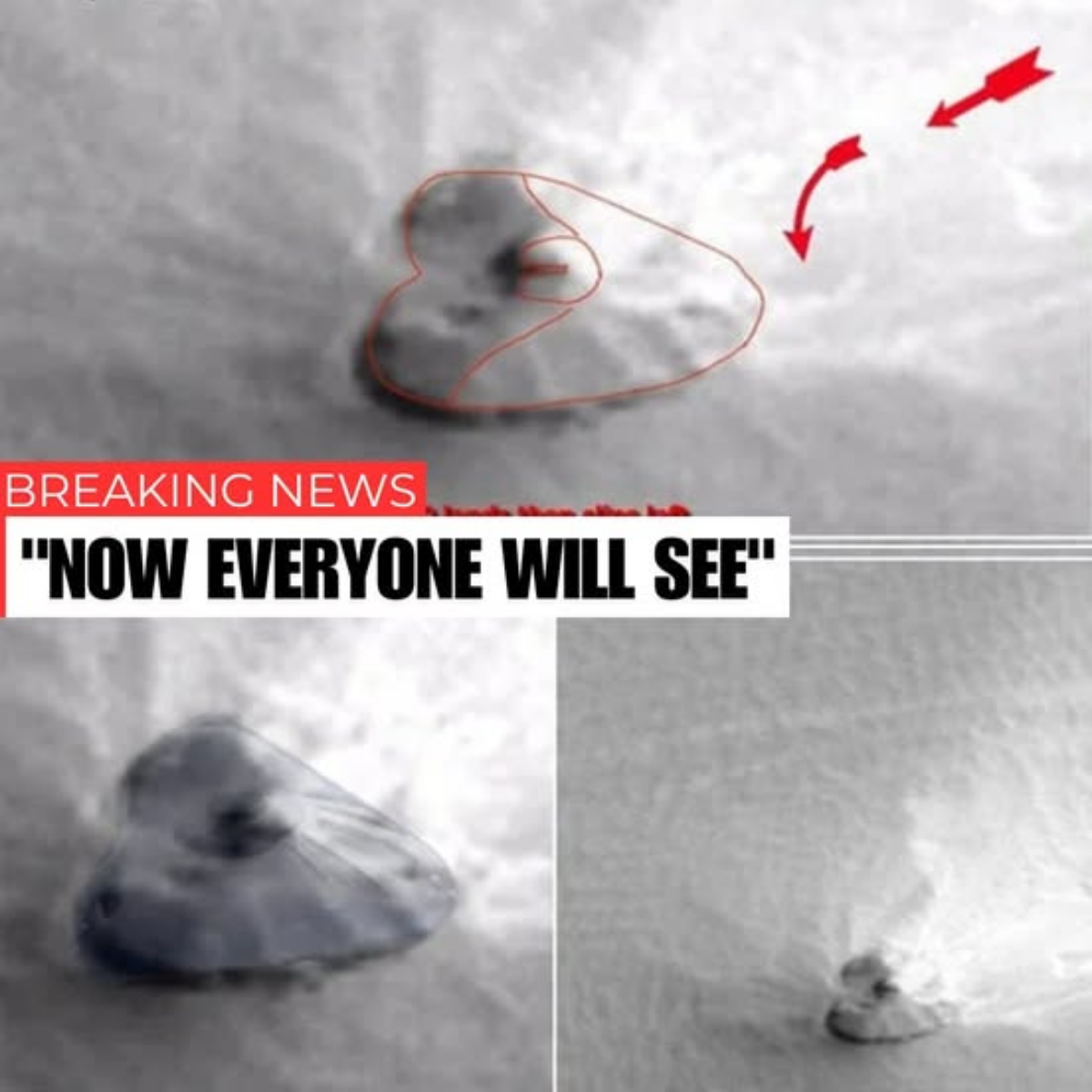 Is this really a crashed mothership on Mars UFOhunters are buzzing about possible alien spacecraft sighting