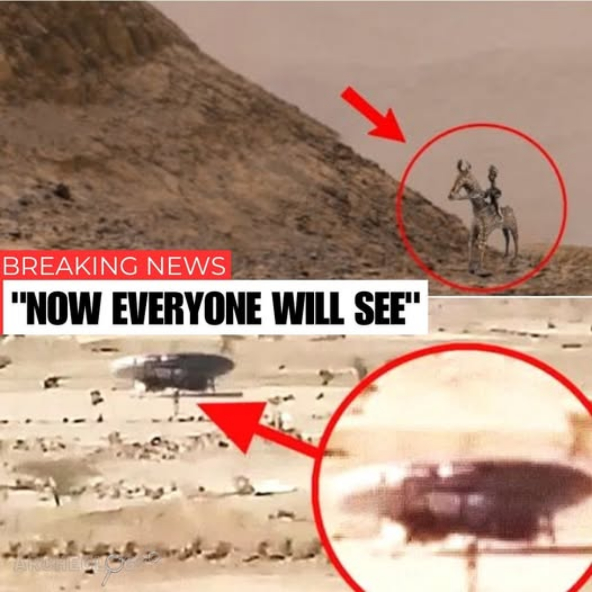 Shocking footage of aliens appearing in the desert leaves the world in shock