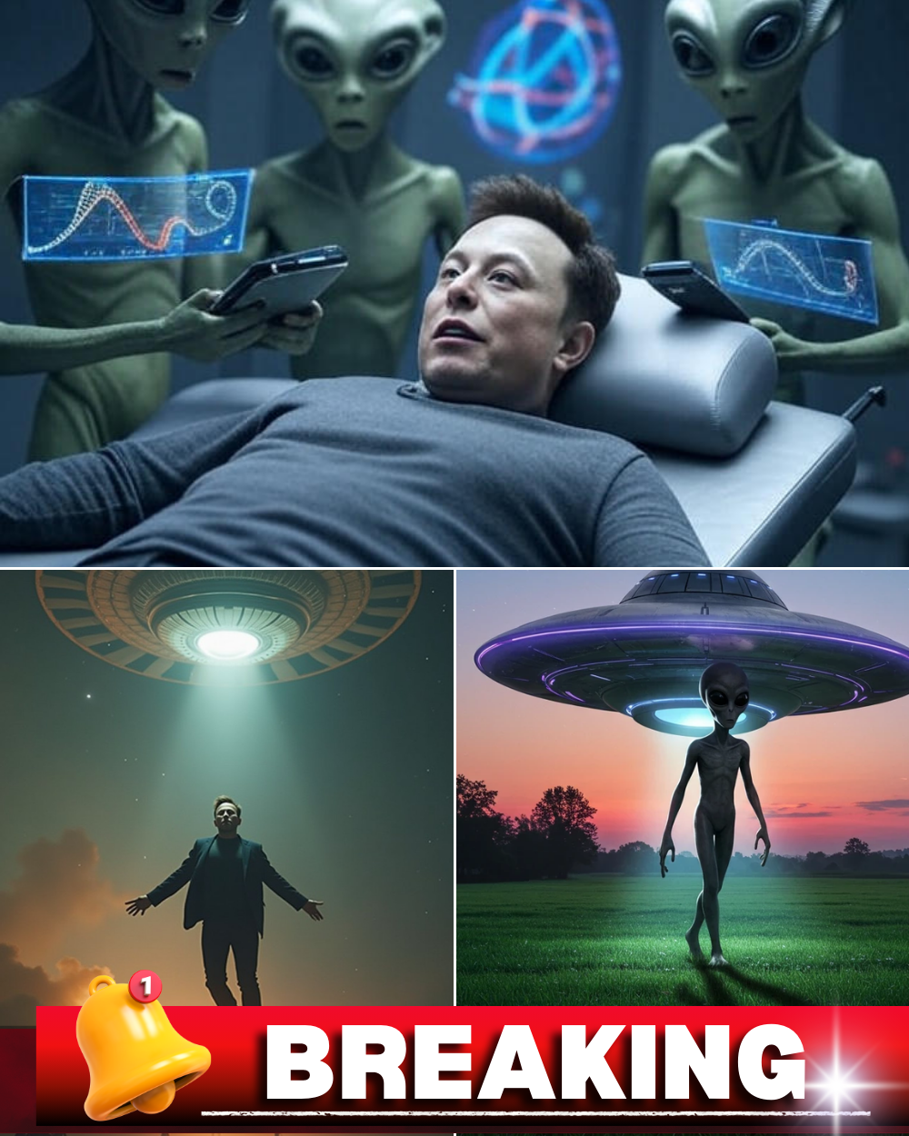 SHOCKING: Elon Musk Abducted by Aliens for DNA Analysis – Returned After 3 Minutes Because His Genes Were “Too Complicated”!.TP