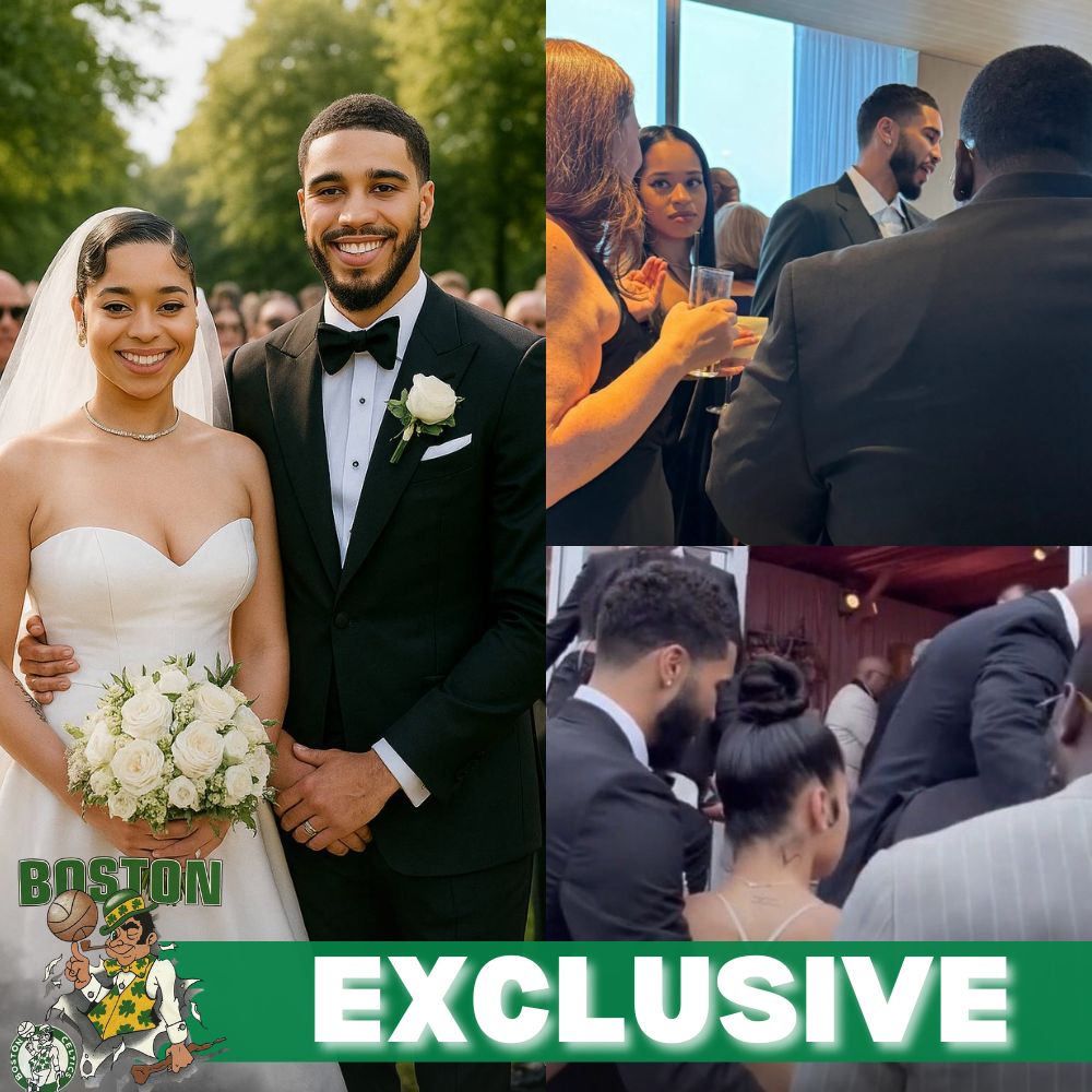 NBA and Boston Celtics star Jayson Tatum’s wedding was a slam dunk! The