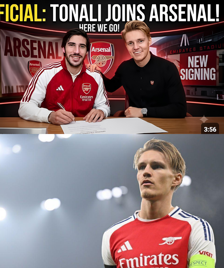 OFFICIAL CONFIRMED DEA Arsenal captain Martin Ødegaard has reportedly welcomed a sensational £100M Premier League-proven creative midfielder to the Emirates after the player agreed a five-year contract in a blockbuster summer move that could transform Mikel Arteta’s squad into serious title contenders, sending fans into absolute frenzy as the Gunners announce their first major signing of the window and signal their unstoppable ambition for next season. 8386