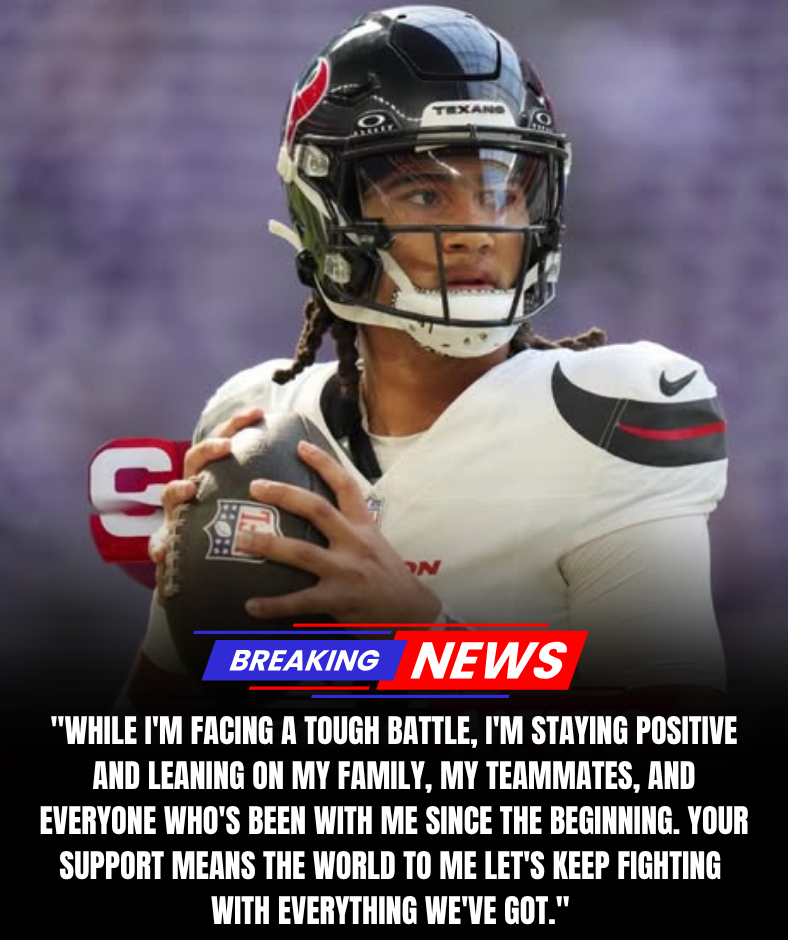 NFL SHOCKWAVE: C.J. Stroud’s Most Pressured Chapter Yet Has the League Holding Its Breath  A new wave of expectations is building around NFL superstar C.J. Stroud as the spotlight intensifies on the Houston Texans, with fans rallying behind their young franchise leader who now faces one of the most demanding stretches of his career amid rising pressure, high expectations, and a season that could define his legacy in Houston’s long-term championship pursuit. 8386